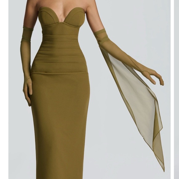 Babyboo Strapless Dress w Scarf - Picture 3 of 3